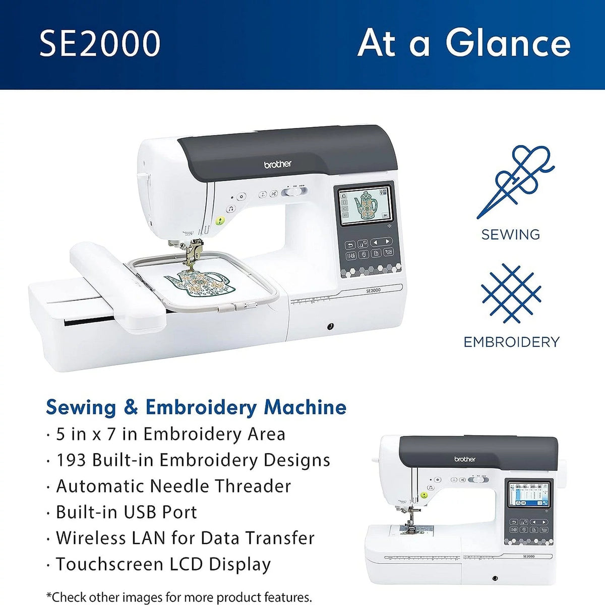 Embroidery & Sewing Machine O208872