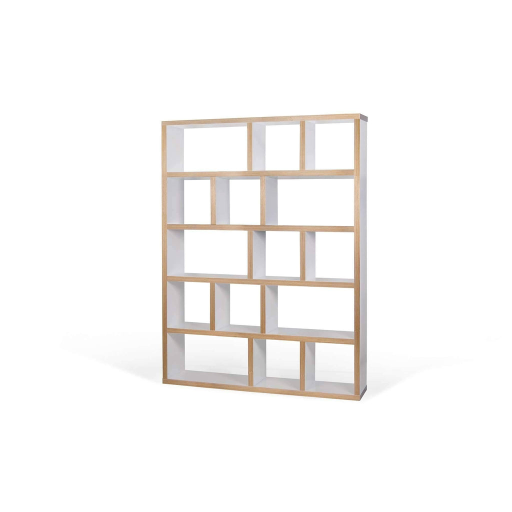 5 Levels Bookcase 150 cm Pure White Q820