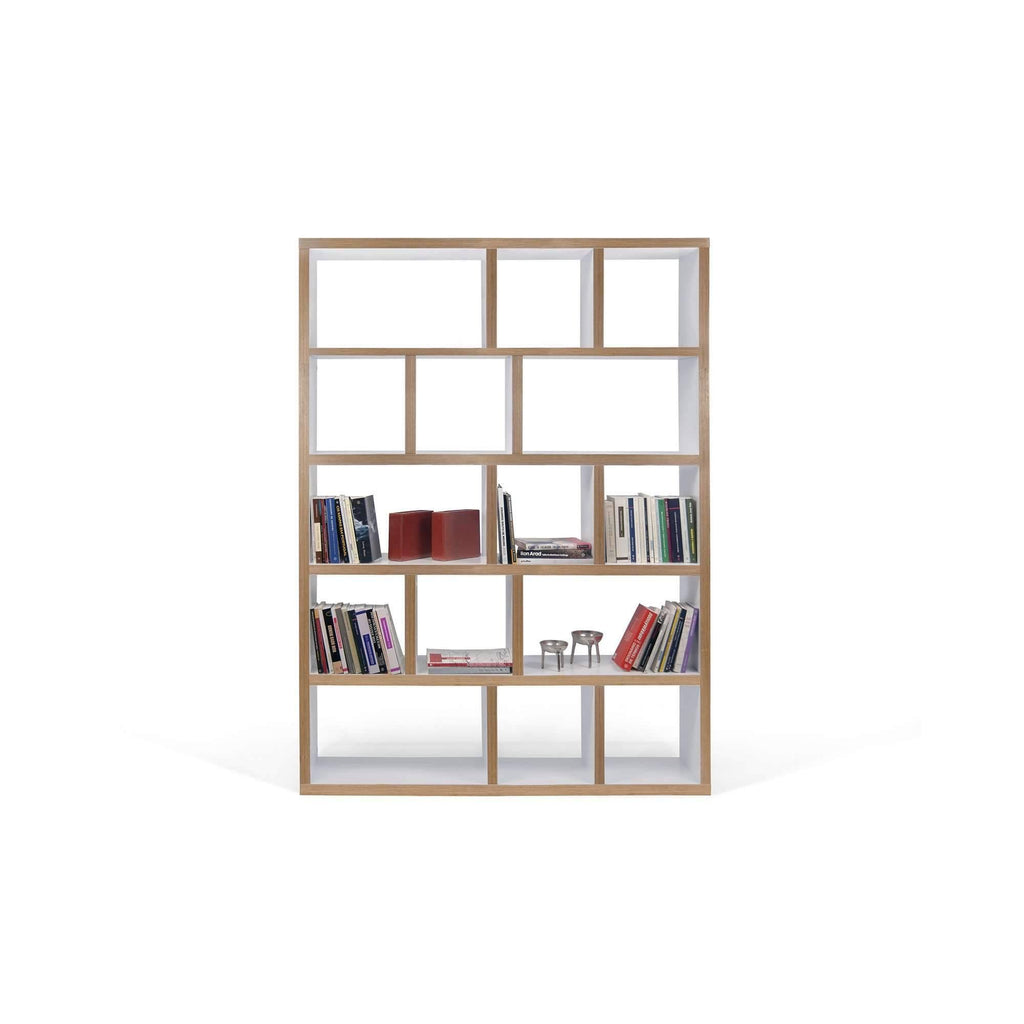 5 Levels Bookcase 150 cm Pure White Q820