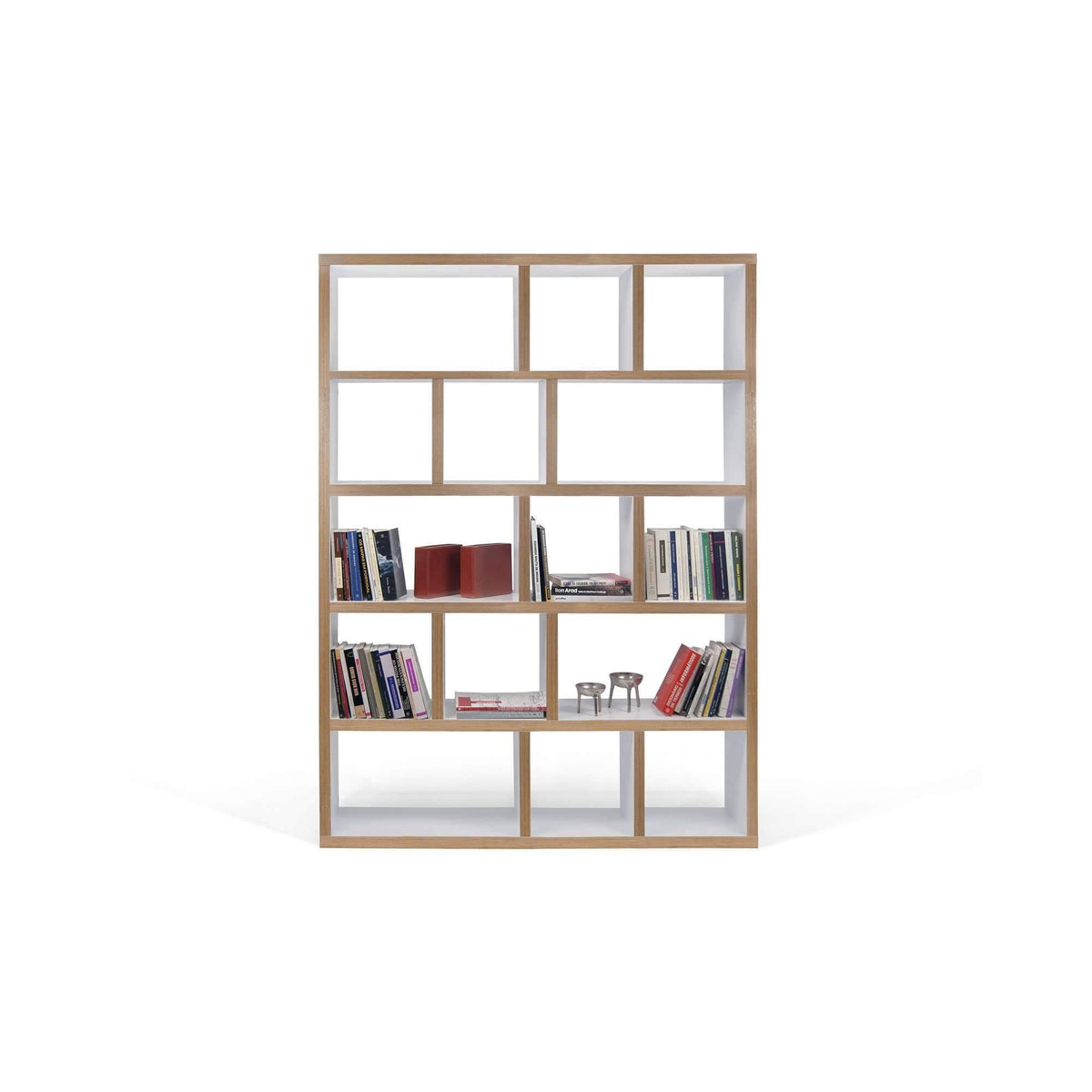 5 Levels Bookcase 150 cm Pure White Q820