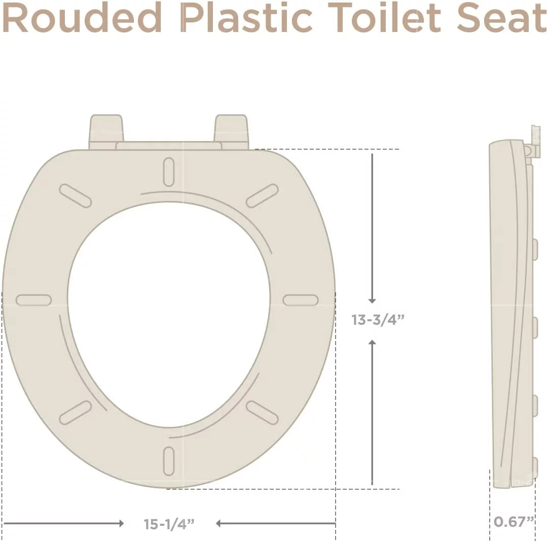 Round Plastic Toilet Seat Slow Close K773