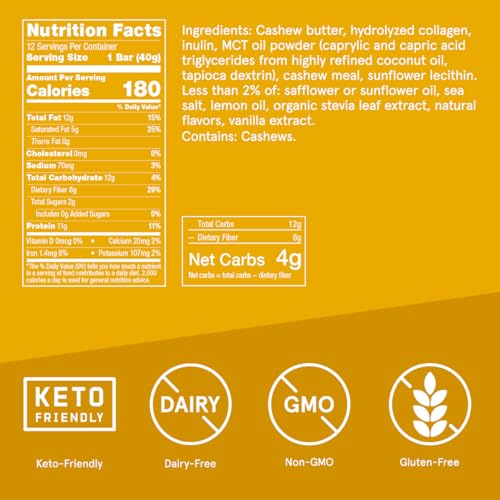 Pack of 12 Collagen Protein Bars U472
