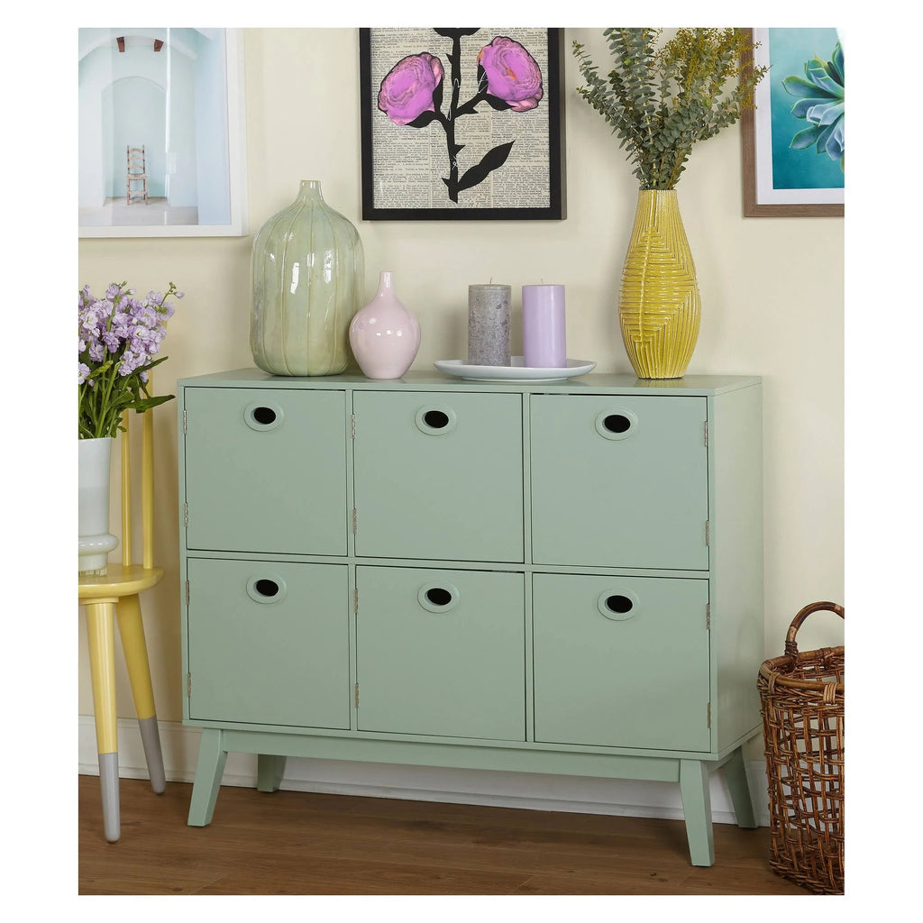 Mint Green Storage Cabinet Q1211