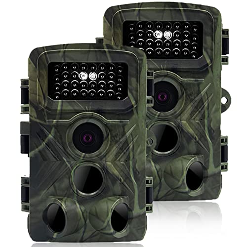 36MP 1080P Mini Trail Camera 2 Pack with 32GB Card N891