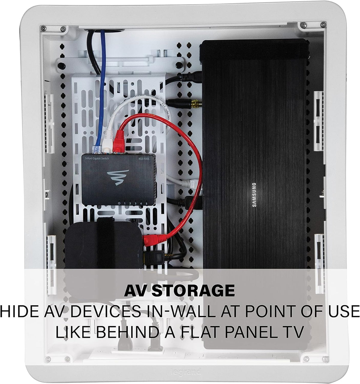 Structured Media Enclosure, 17 Inches, White A690141