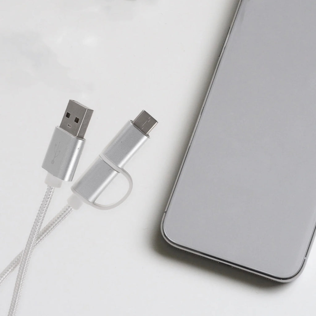 2 Pcs Phone Car Charger Cord Cables Data Line T535508