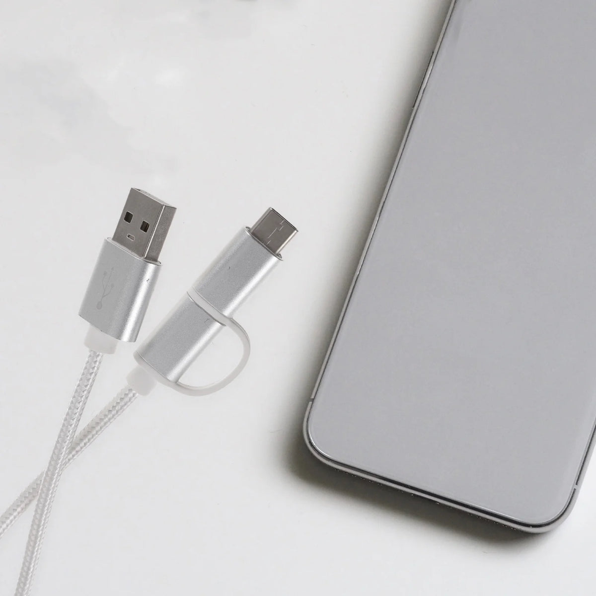 2 Pcs Phone Car Charger Cord Cables Data Line T535508