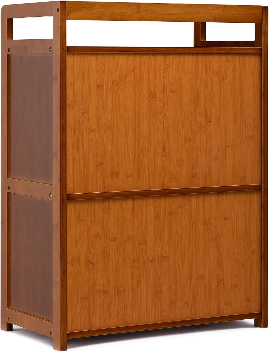 Bamboo Floor Storage Cabinet with 2 Doors U1495