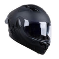 Matt Black Medium Full Face Modular Motorcycle Helmet E2019