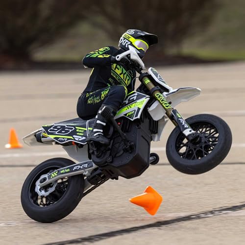 1/4 Super Moto Motorcycle White RTR Basic E9802