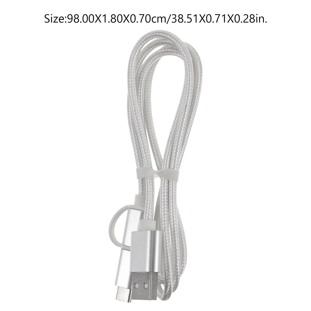 2 Pcs Phone Car Charger Cord Cables Data Line T535508