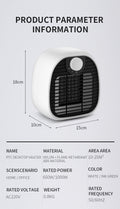 White Ceramic Electric Heater 1000W PTC G4502