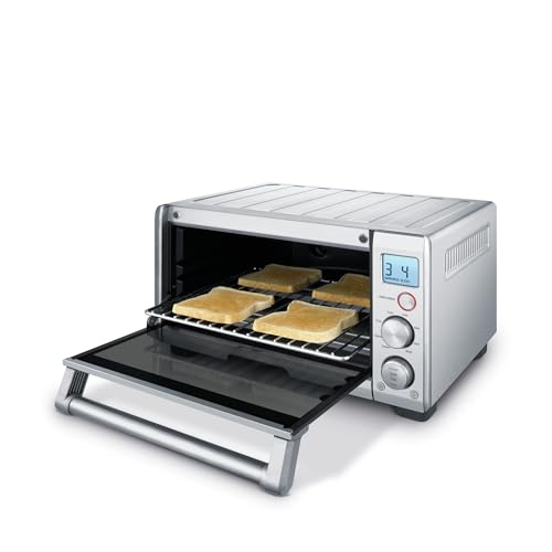 Compact Smart Oven Countertop Toaster Oven, Brushed Stainless Steel F66069