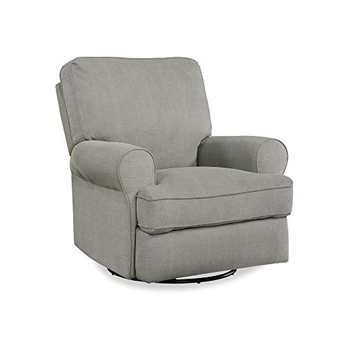 Gray Swivel Glider Recliner Chair I873905