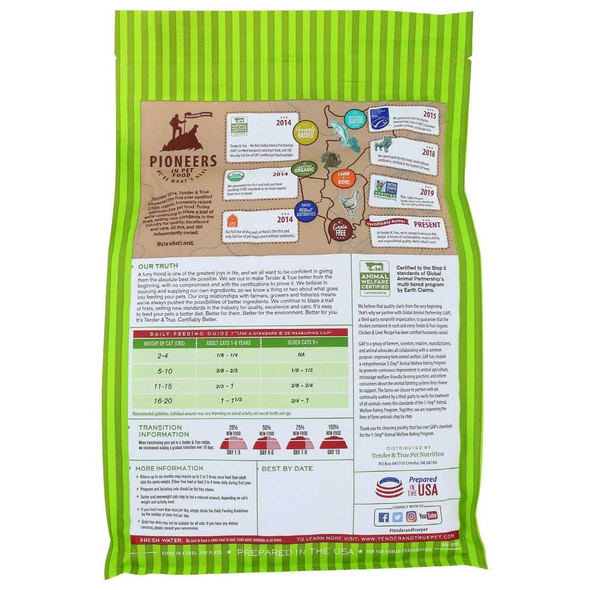 Organic Chicken & Liver Recipe Cat Food G739