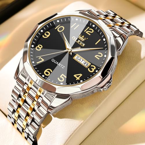 Minimalism Business Dress Analog Quartz Stainless Steel Waterproof Luminous Classic Date Men Wrist Watch V480