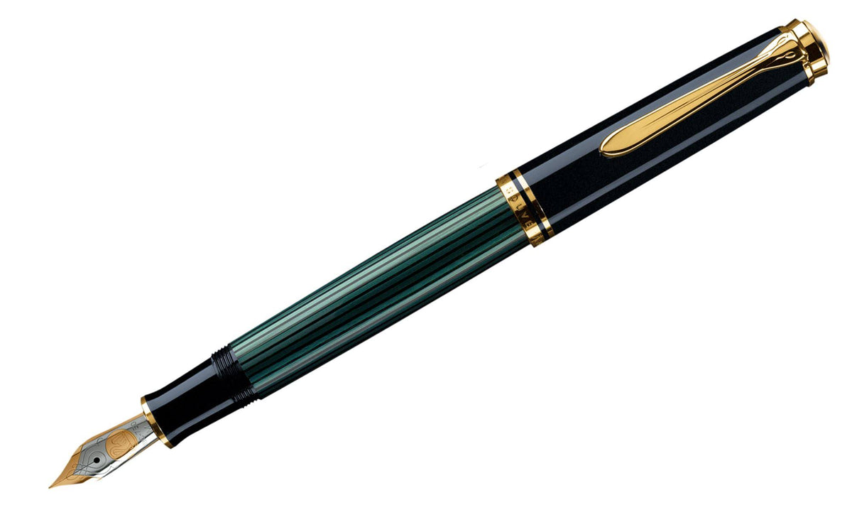 Fountain Pen Black Green Fine O926999