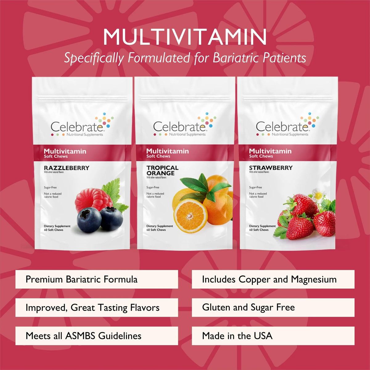 Bariatric Multivitamin Soft Chews, 180 count O1917
