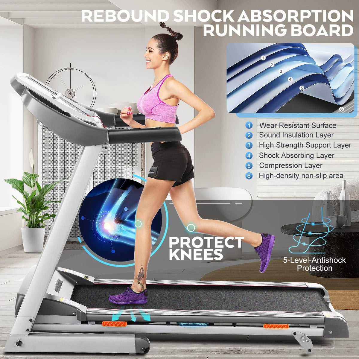 3.0 HP Electric Treadmill with Incline X810