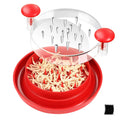 Large Meat Shredder Tool with Clear Cover and Non-Skid Base X718