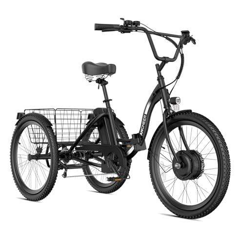24" 499Wh Folding 3 Wheel Electric Tricycle Y176