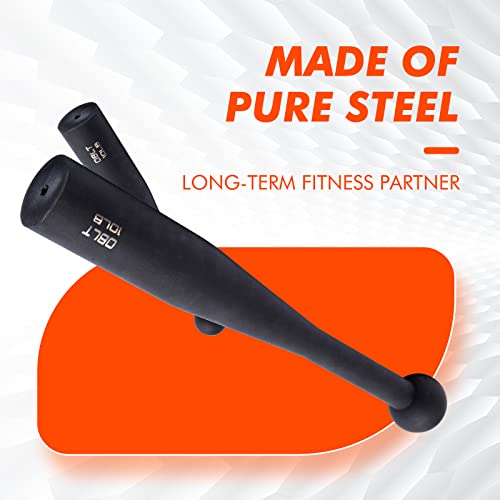 Steel Weighted Exercise Clubs 5LB 10LB 15LB G64257