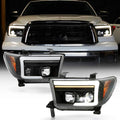 Black LED Projector Headlights W979