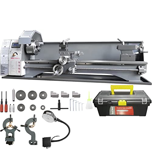 8.3'' x 29.5'' Benchtop Metal Lathe with Tool Box Q870