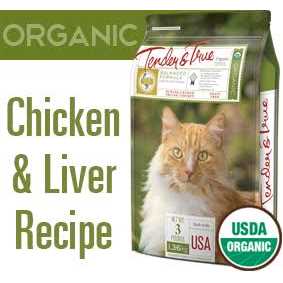 Organic Chicken & Liver Recipe Cat Food G739