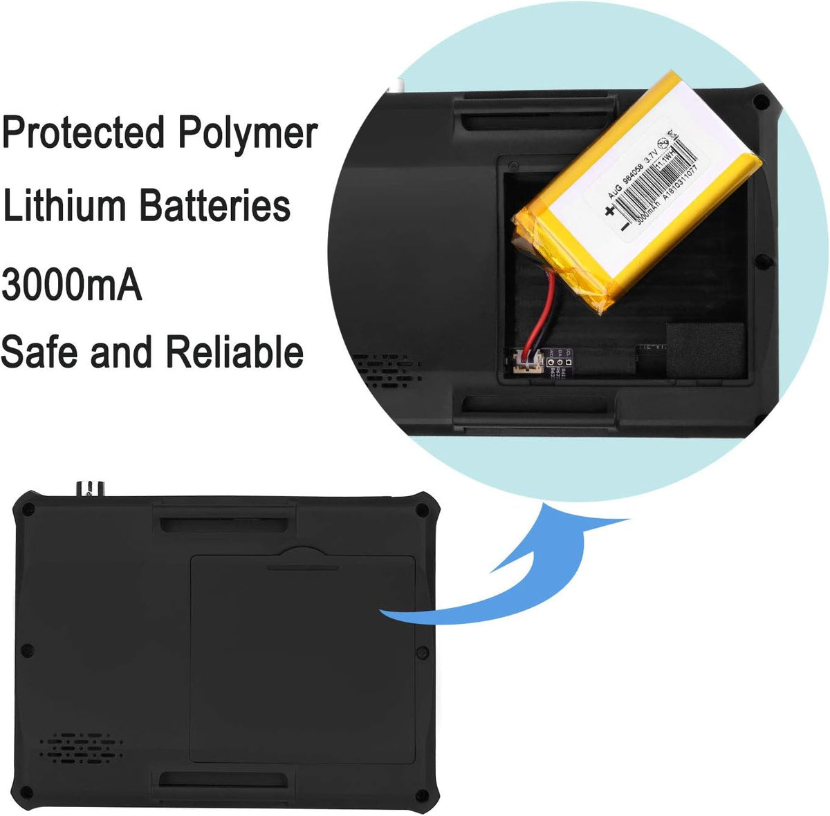 4-in-1 Portable CCTV Tester HD 8MP 4.3-inch LCD A71393