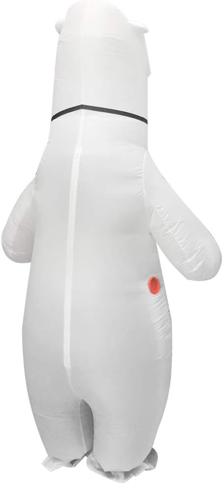 White Inflatable Polar Bear Costume J332