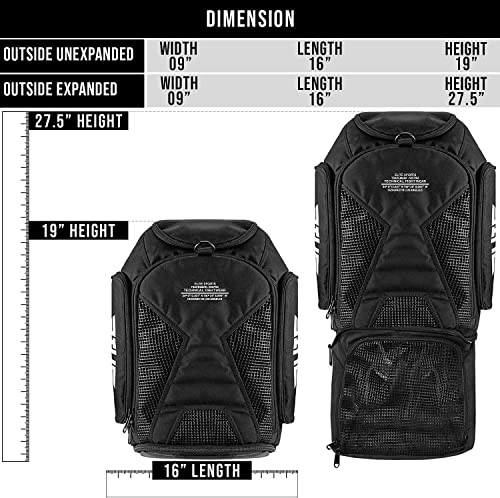 Expandable Gym Duffel Backpack Bag Y207837