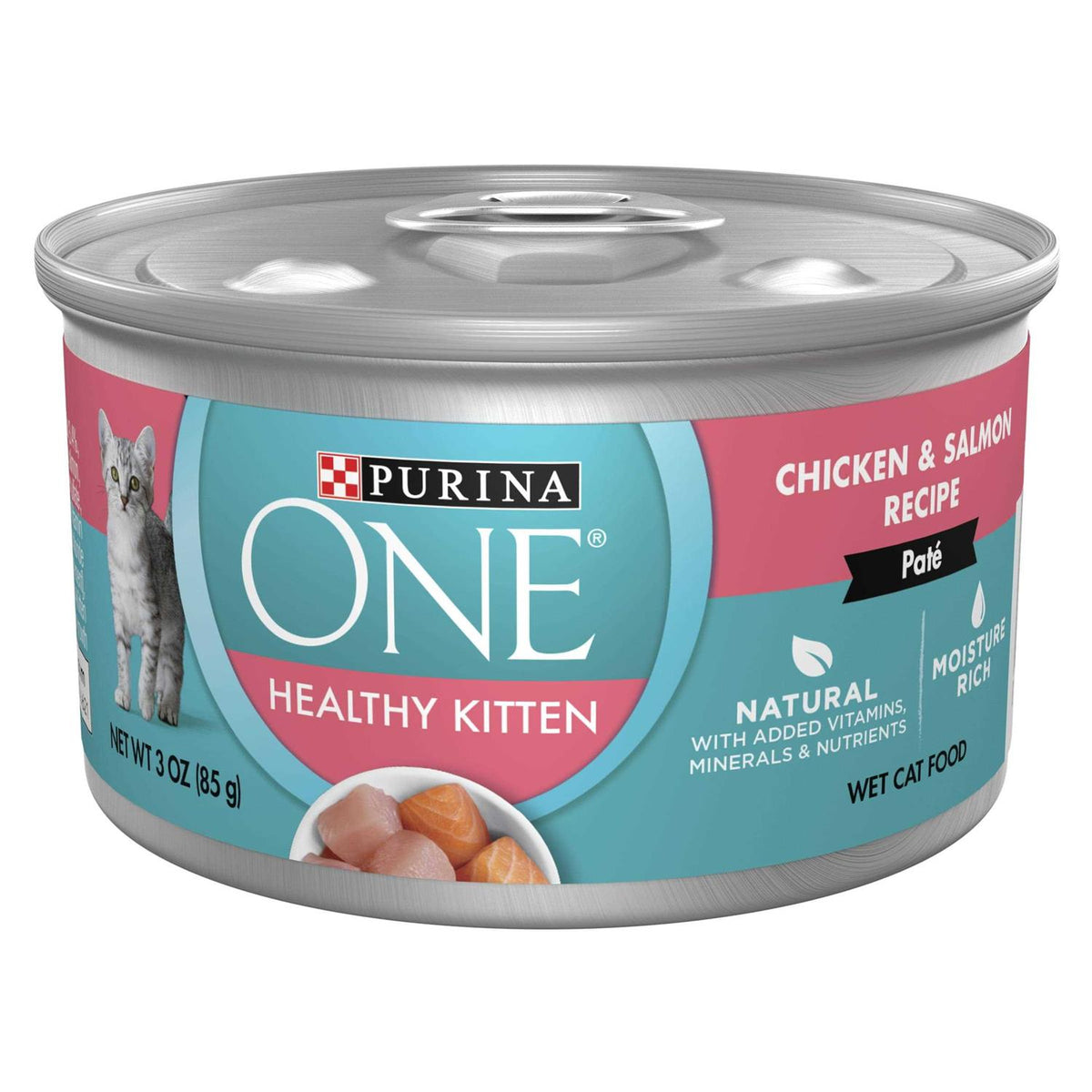 Grain Free Chicken & Salmon Pate Wet Cat Food O1828
