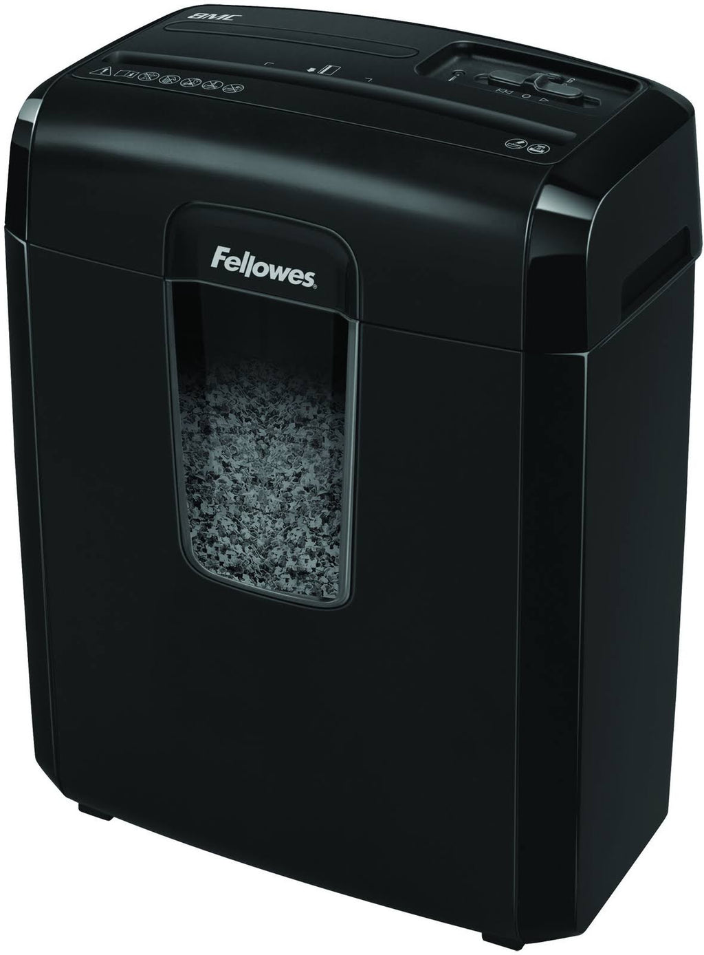 MicroCut Shredder with Wastebasket, 8 Sheet Capacity - Black Y66020