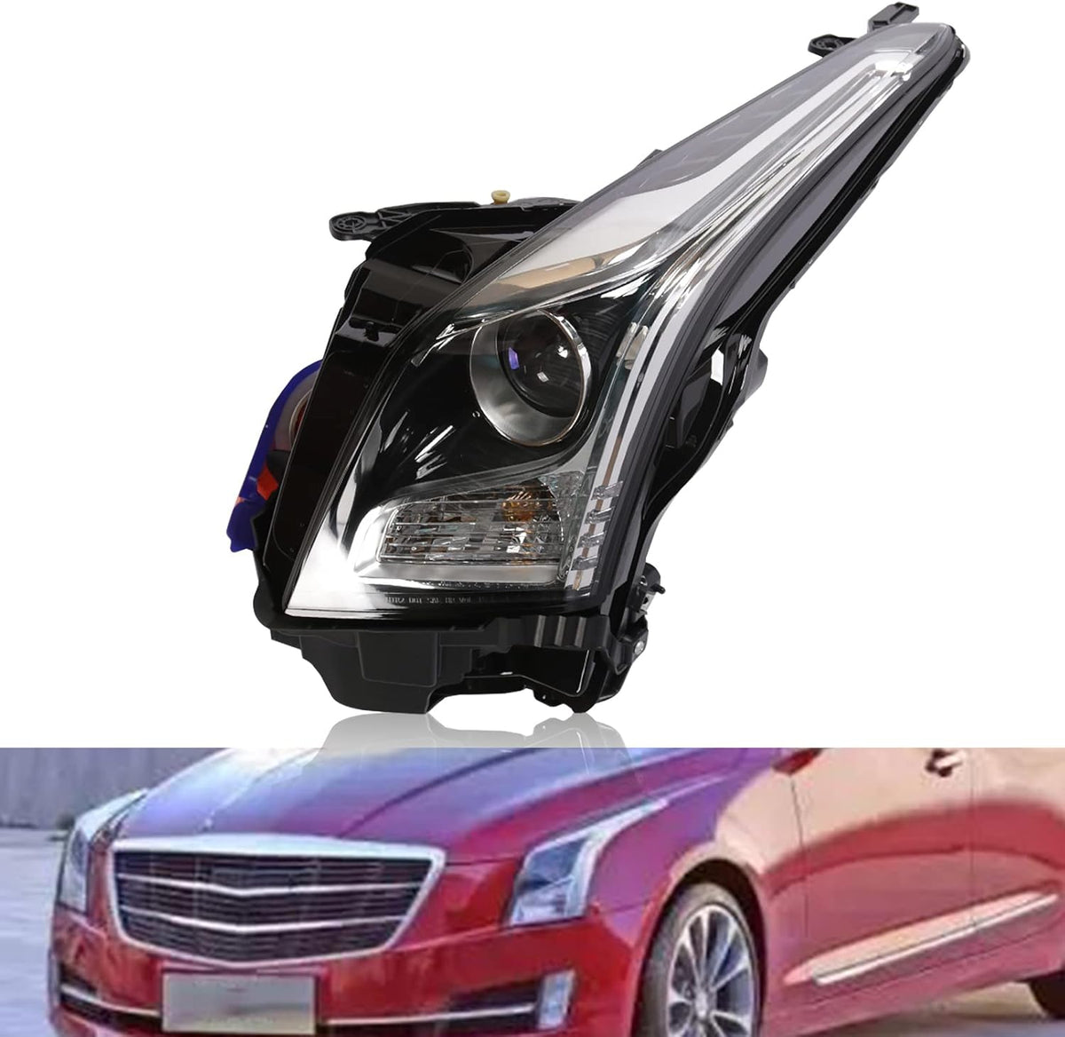 Passenger Side Halogen Projector Headlight J18894