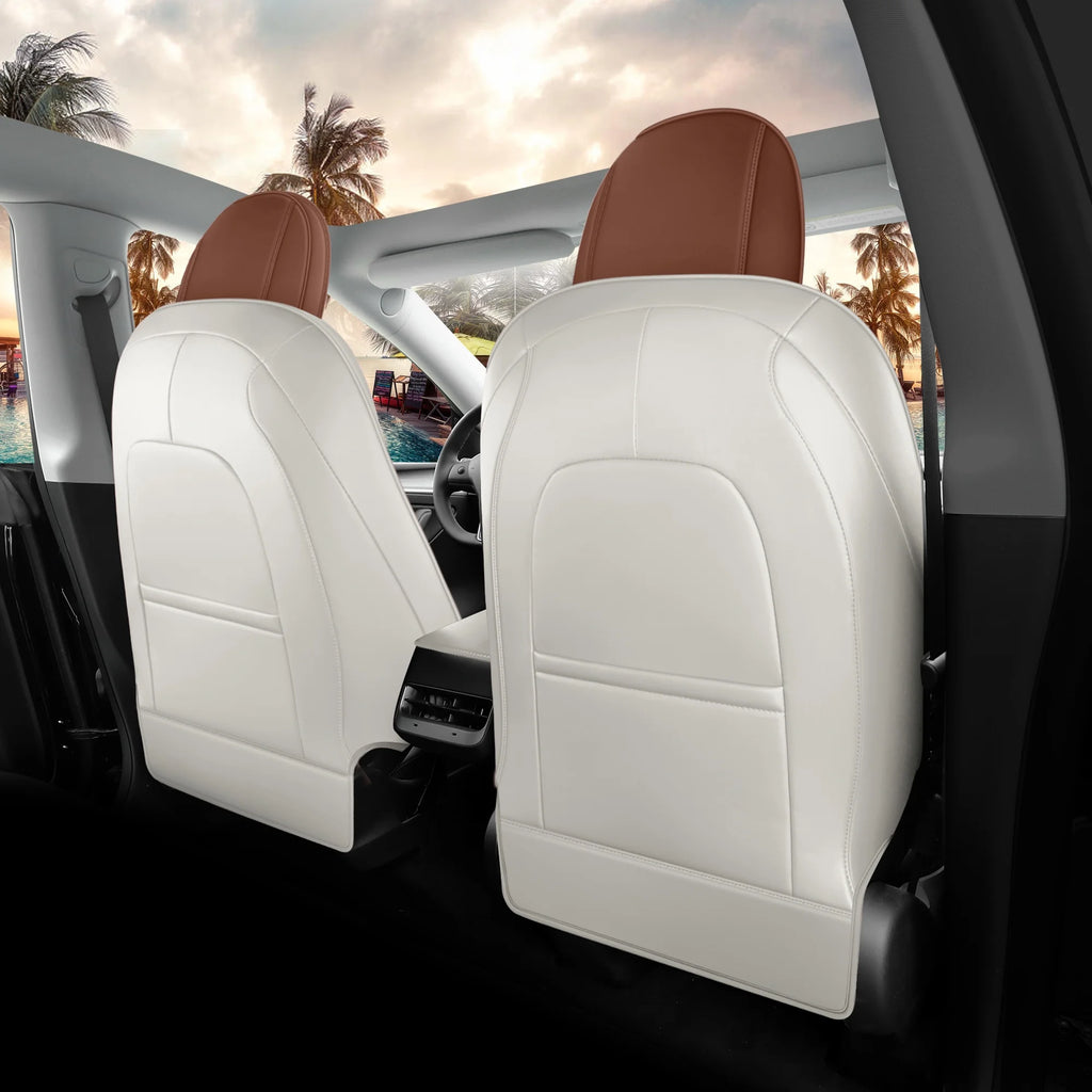 Brown and Beige Car Seat Cover S891