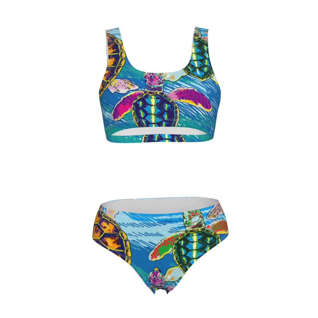 High Waisted Bikini Sets with Removable Soft Chest Pad N470