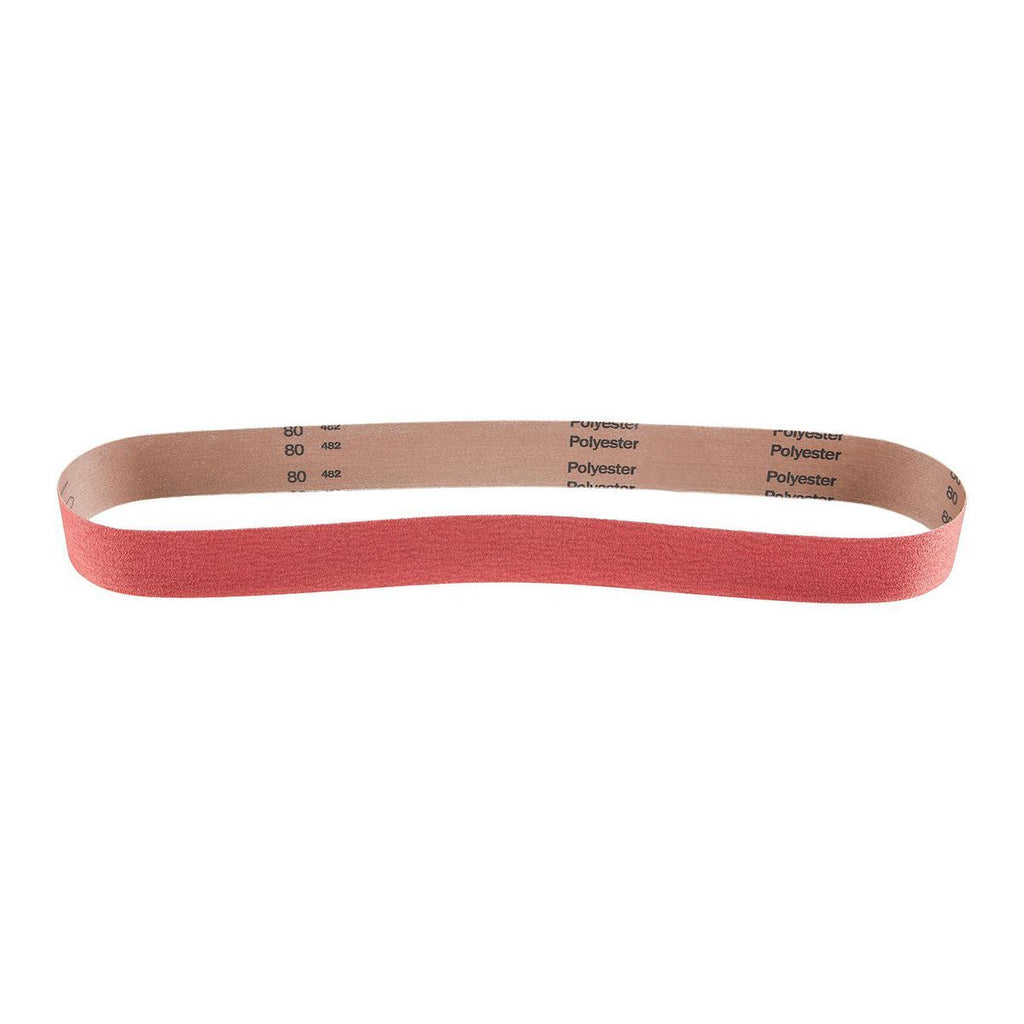 2 in. x 48 in. 80-Grit Ceramic Alumina Sanding Belts 2-Pack Q582