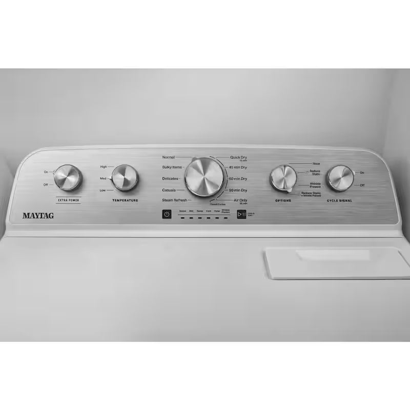 7.0 cu. ft. Vented Electric Dryer in White F666