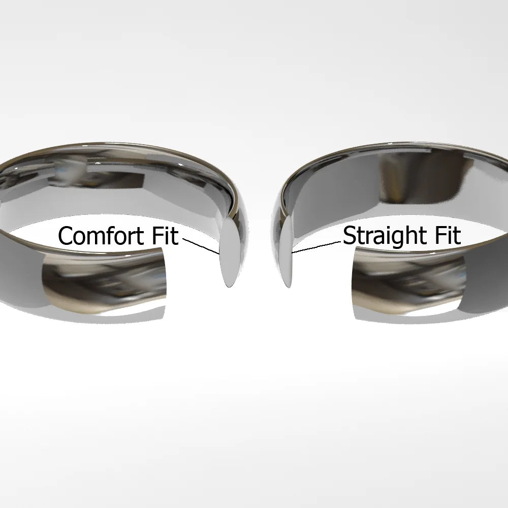Titanium 8MM Dome Comfort Fit Mens Wedding Band Ring Sz 10.0 P714347