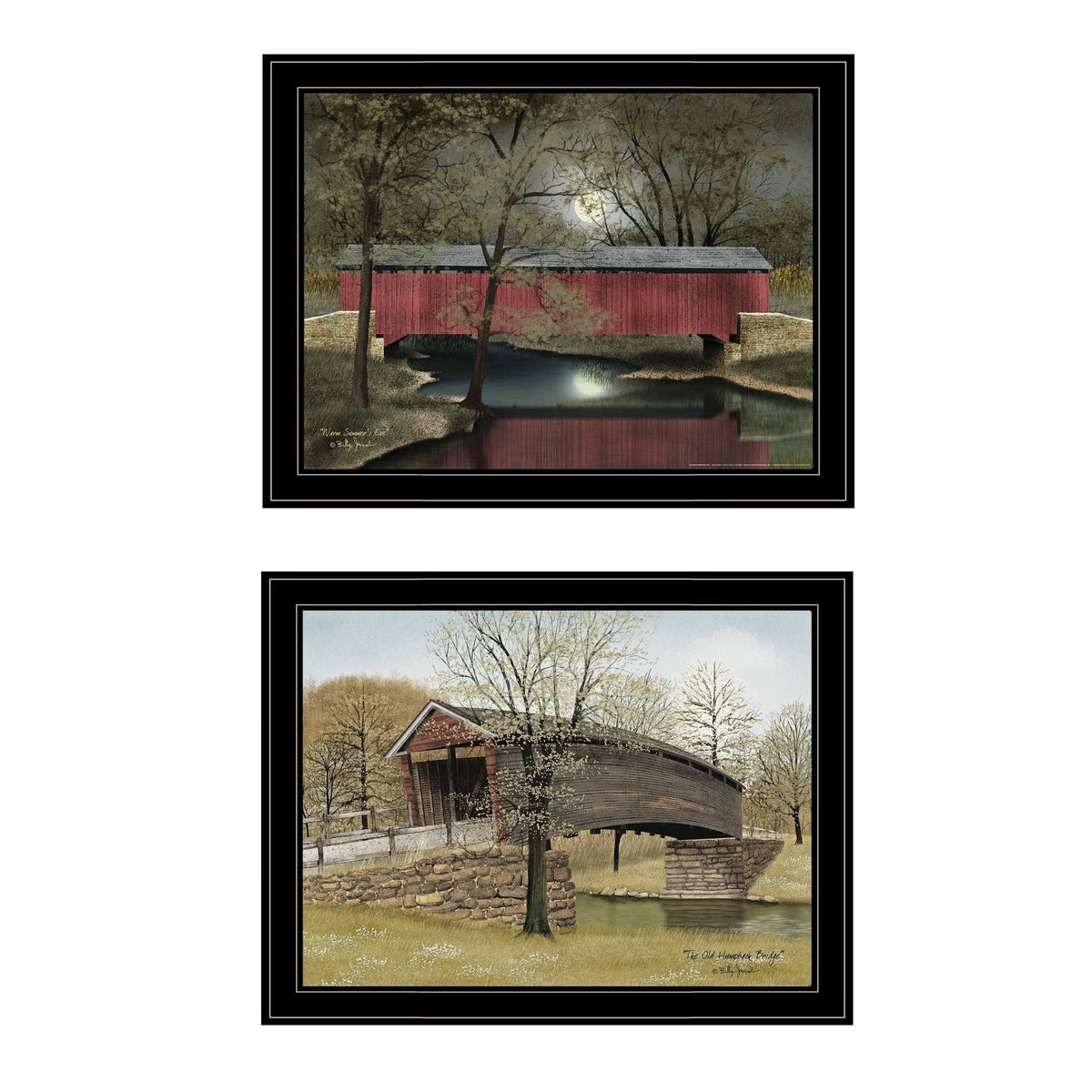 Black Frame 2-Piece Vignette Y896