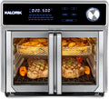 26 Qt Digital Smokeless Indoor Grill and Air Fryer Oven Combo with 11 Accessories, 1700W, Black & Stainless Steel T8719