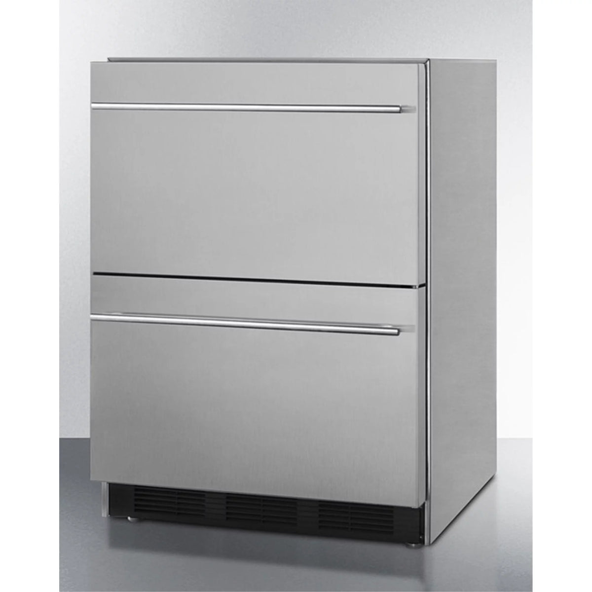 Two-Drawer Auto Defrost All-Refrigerator in Stainless Steel K862