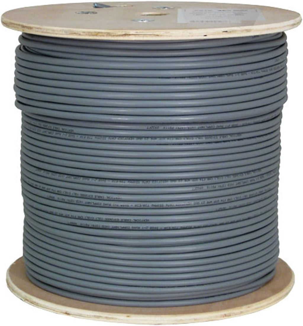 Blue Cat6A 1000ft Bulk Ethernet Cable U310583