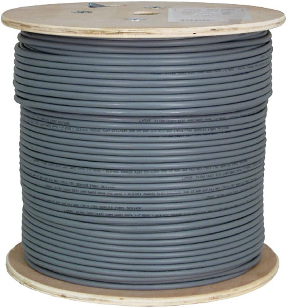 Blue Cat6A 1000ft Bulk Ethernet Cable U310583