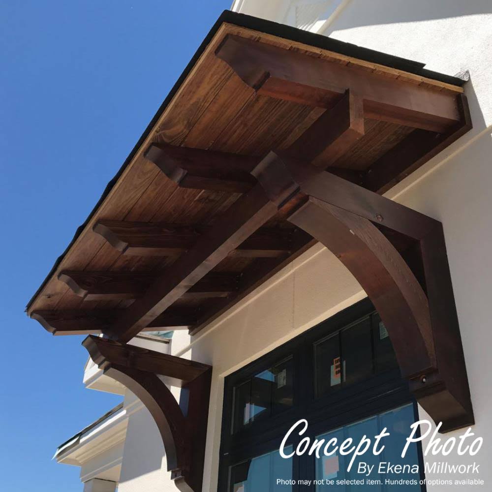 Thorton Traditional Smooth Bracket, Western Red Cedar J71330