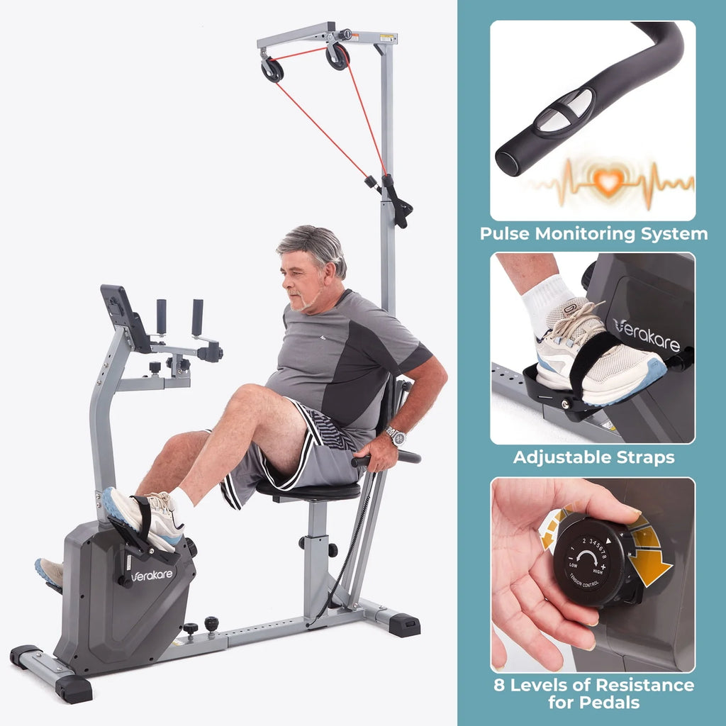Recumbent Bike with Arm & Hand Exercisers Q3312