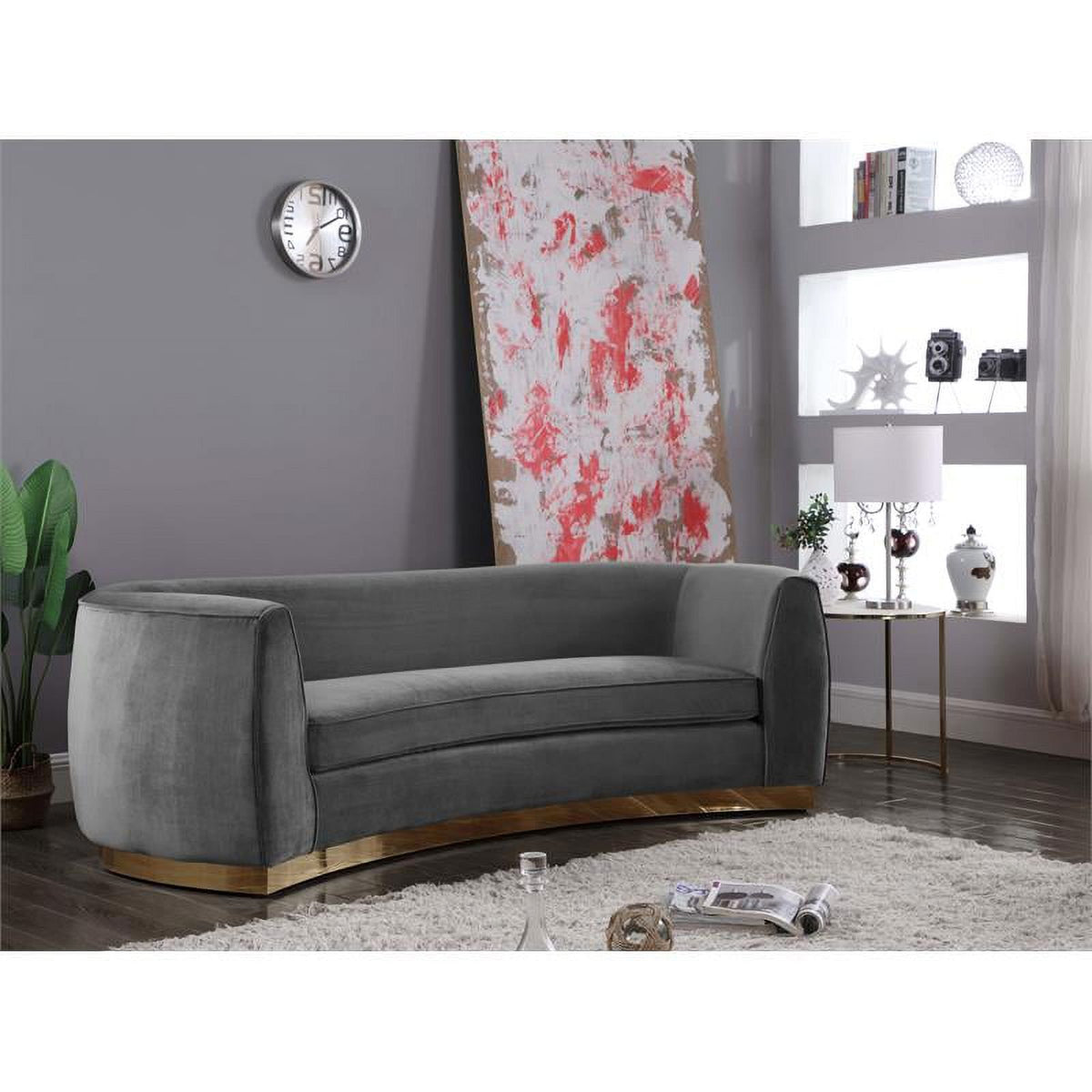 Contemporary Loveseat and Sofa O651590