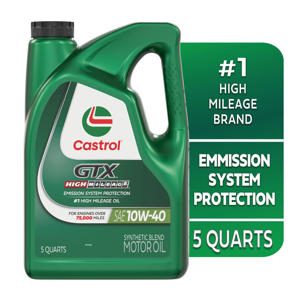 10W-30 Synthetic Blend Motor Oil, 5 Quarts P4345