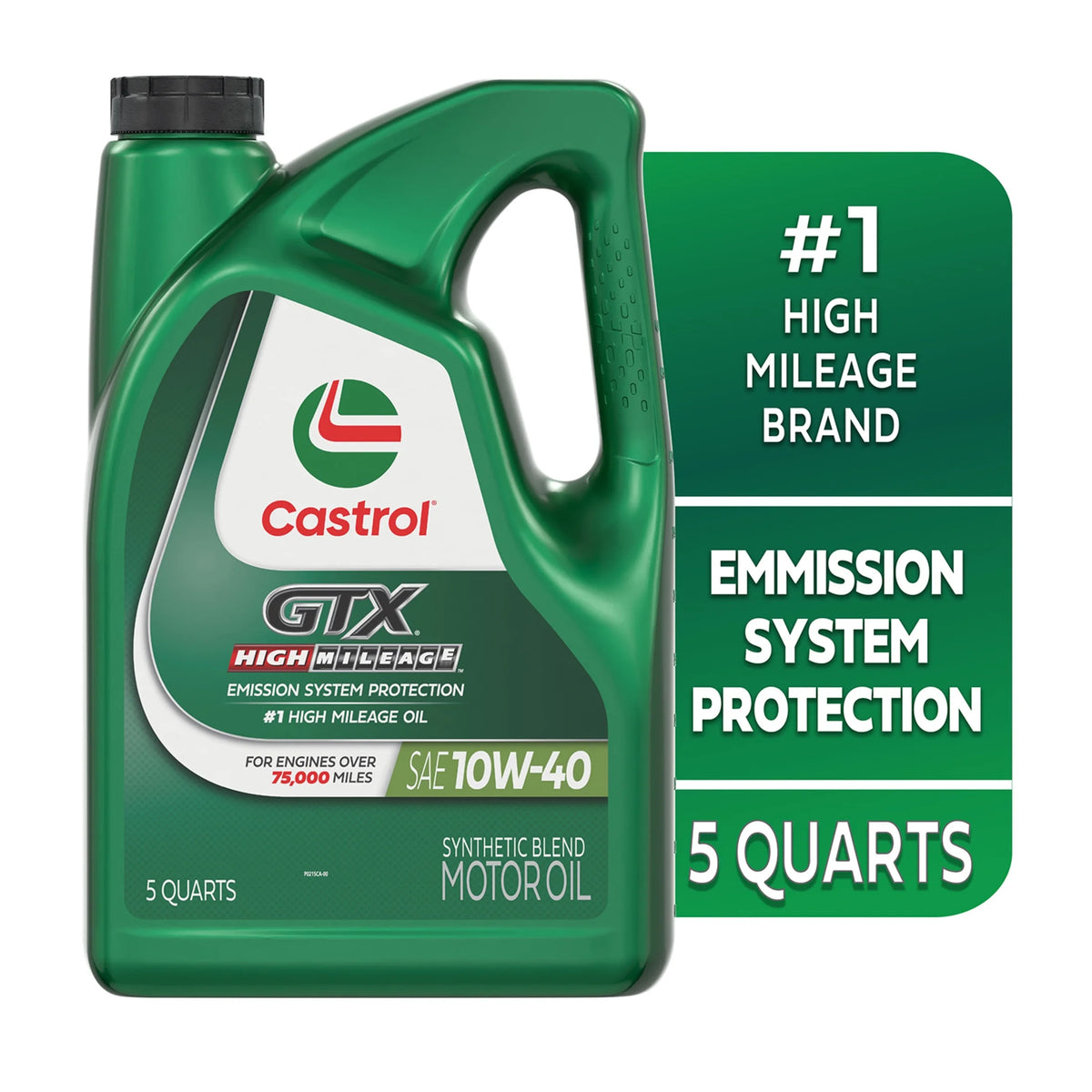 10W-30 Synthetic Blend Motor Oil, 5 Quarts P4345